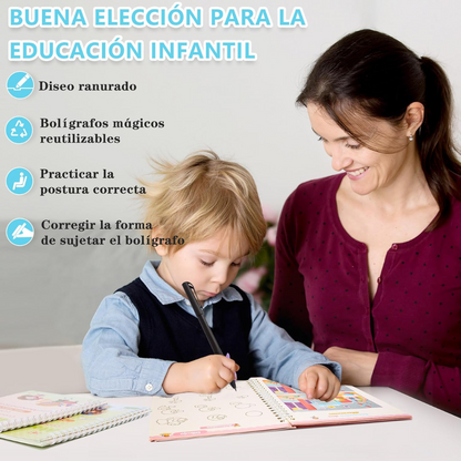 Cuaderno mágico de escritura para Niños