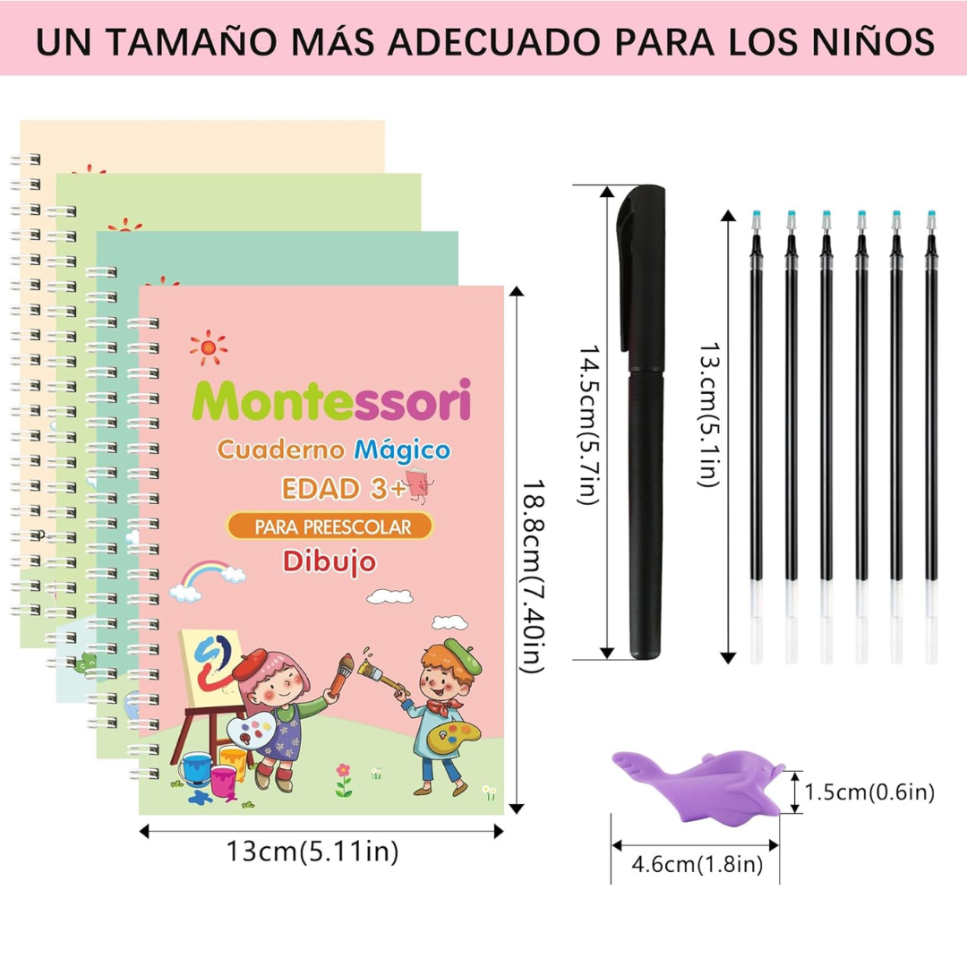 Cuaderno mágico de escritura para Niños