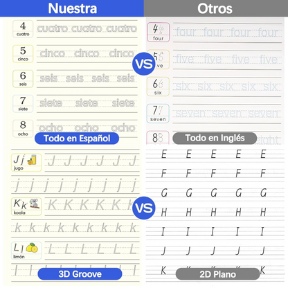 Cuaderno mágico de escritura para Niños